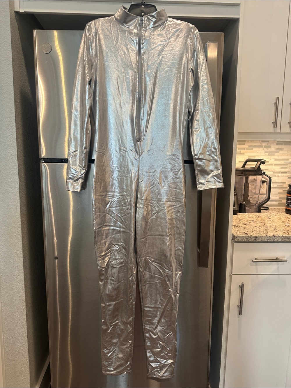 Forplay Silver Metallic Bodysuit